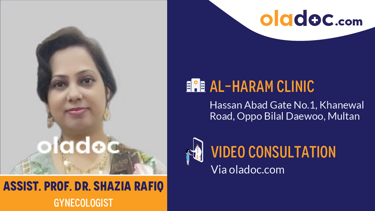 Practice locations of Dr.Shazia Rafiq